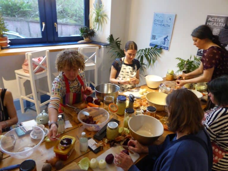 Fermentation workshop at the Velocity Cafe and Bicycle Workshop, Inverness